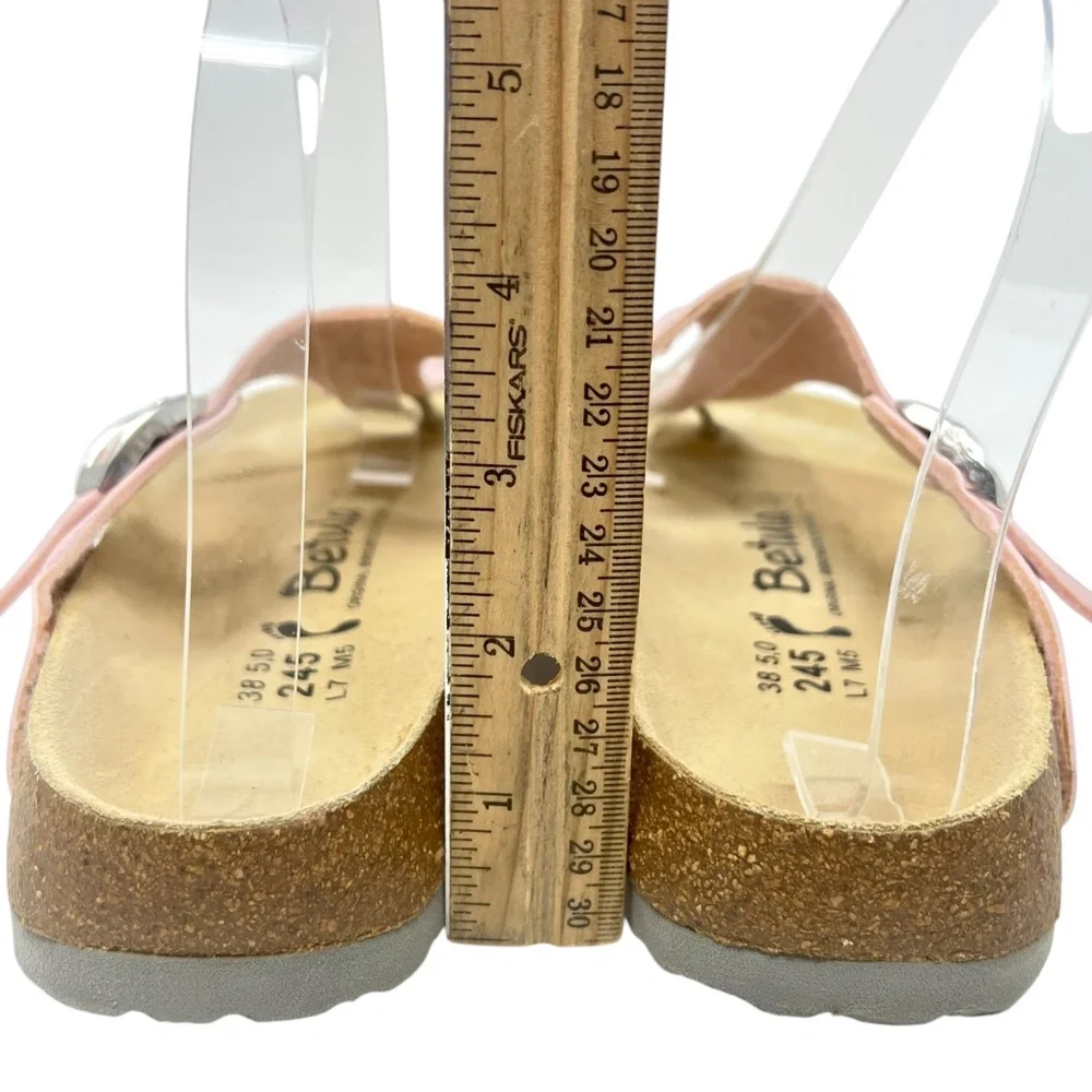 Birkenstock Women's Gizeh Pink Patent Leather Sandals size 7/38 - Picture 6 of 13